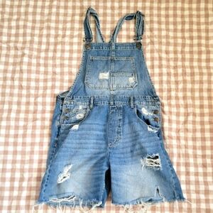 Free People We The Free Ziggy Short Overalls